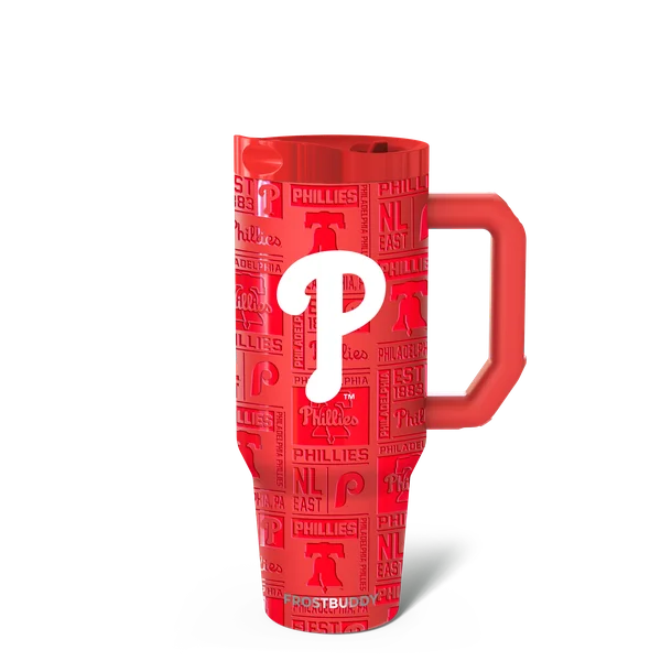 Thicc Buddy 40oz - Philadelphia Phillies, Legacy — thicc40-red-mlb-phillies3d-one