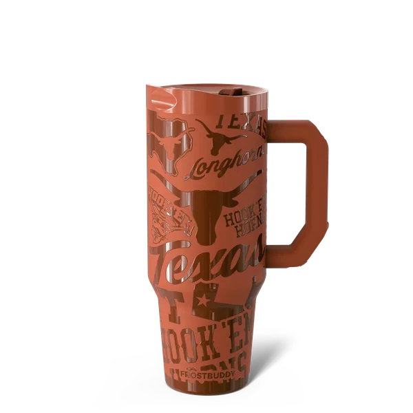 Thicc Buddy 40oz - Texas Longhorns, Color Rush