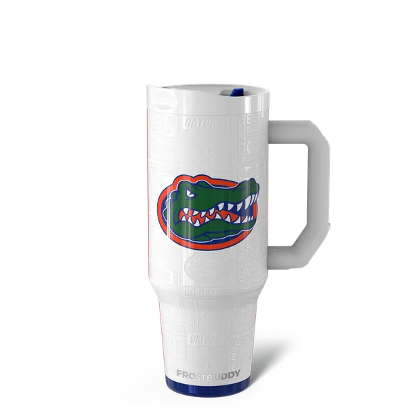 Thicc Buddy 40oz, Florida Gators, Legacy — thicc40-florida3dwhite-one
