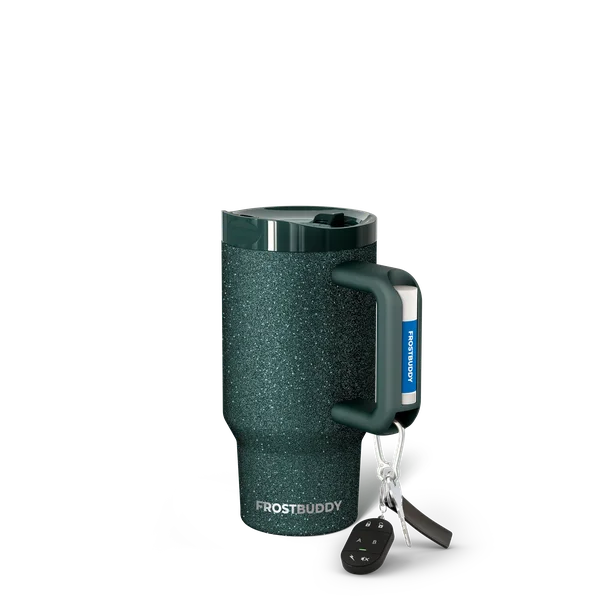 Mug Buddy 16oz, Forest Green Glitz
