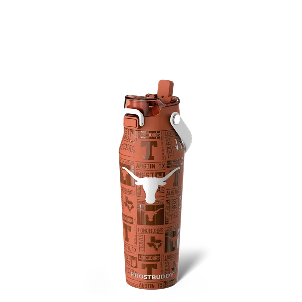 Bottle Buddy 24oz - Texas Longhorns, Legacy — bottle24-texas3dburntorange